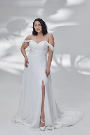 Molly Monroe by Lohrengel Kollektion 2025 Curvy Brautkleid LB501 1 Plus Size Brautkleid Angelex Princess Hochzeitshaus Brautmode Singen