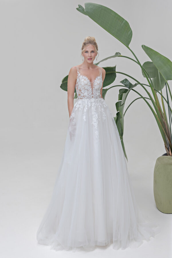 Amera Vera Kollektion 2025 Brautkleid B2505 (1) Angelex Princess Hochzeitshaus Brautmode Singen