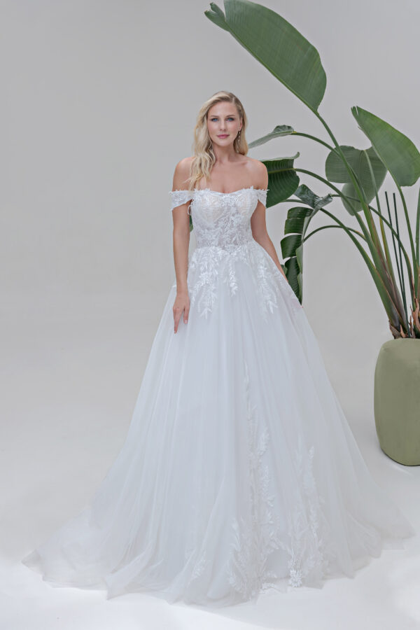 Amera Vera Kollektion 2025 Brautkleid B2507 (1) Angelex Princess Hochzeitshaus Brautmode Singen