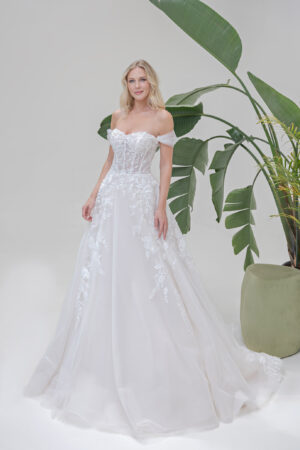 Amera Vera Kollektion 2025 Brautkleid B2517 (1) Angelex Princess Hochzeitshaus Brautmode Singen