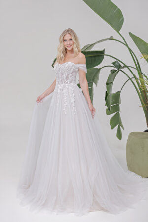 Amera Vera Kollektion 2025 Brautkleid B2518 (1) Angelex Princess Hochzeitshaus Brautmode Singen